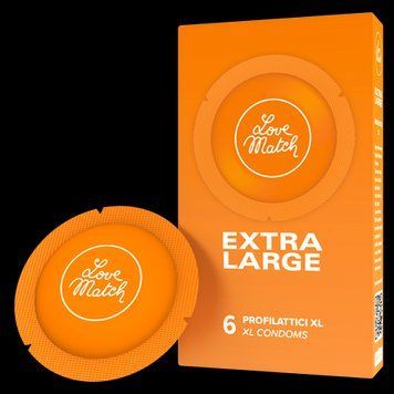 Презервативы большого размера Love Match Extra Large, 57 мм, 6 шт. 8118000007 фото