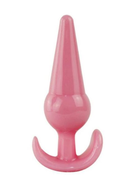 Анальная пробка Anal plugs pink, 12х4 см. 300005 фото