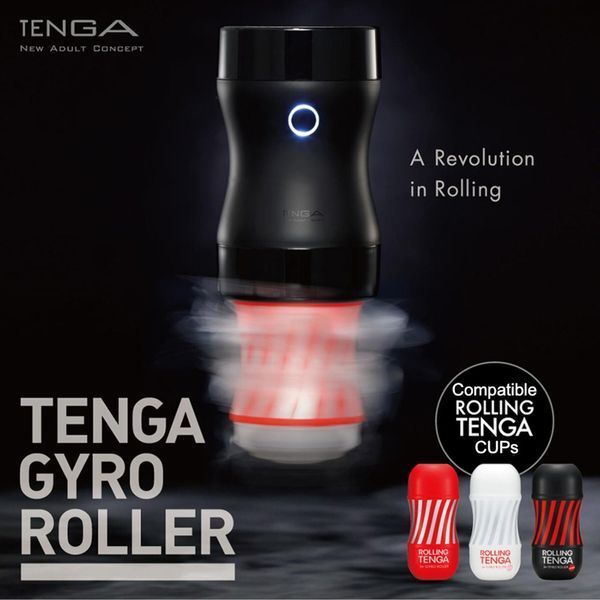 Мастурбатор Tenga Rolling Tenga Gyro Roller Cup Gentle, новый рельеф для стимуляции вращением, 15,5х7 см. SO7329 фото