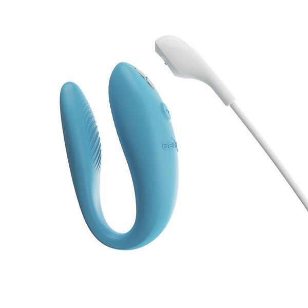Смарт-вібратор для пар We-Vibe Sync GO Turquoise, 7,7 х3 см. SX0528 фото