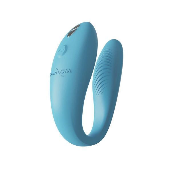 Смарт-вібратор для пар We-Vibe Sync GO Turquoise, 7,7 х3 см. SX0528 фото