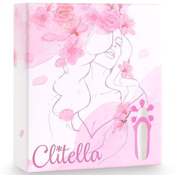 Стимулятор з імітацією оральних ласк FeelzToys &mdash; Clitella Oral Clitoral Stimulator Pink, 11х5 см. SO5068 фото