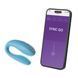 Смарт-вібратор для пар We-Vibe Sync GO Turquoise, 7,7 х3 см. SX0528 фото 1