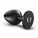 Металева анальна пробка Dorcel ONIX PLUG L, 9,5х4,1 см. SX1375 фото 1