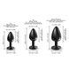 Металева анальна пробка Dorcel ONIX PLUG L, 9,5х4,1 см. SX1375 фото 7