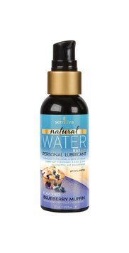 Смазка на водной основе со вкусом черничного маффина Sensuva Natural Water-Based Blueberry Muffin, 57 мл. SO4942 фото