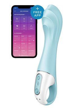 Надувной смарт-вибратор точки G Satisfyer Air Pump Vibrator 5+, 20х4,2 см (надувается до 5 см) SO6719 фото