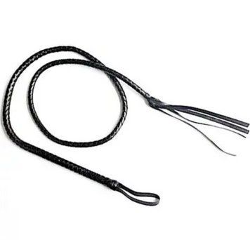 Длинный кнут DS Fetish Whip Long Black, 190 см. 292402023 фото