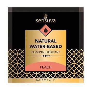 Лубрикант на водній основі зі смаком персика Sensuva - Natural Water-Based Peach, 6 мл. SO7836 фото