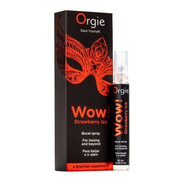 Спрей для орального секса WOW! STRAWBERRY ICE Orgie с ментолом и клубникой, 10 мл. 51935 фото
