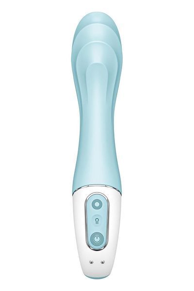 Надувной смарт-вибратор точки G Satisfyer Air Pump Vibrator 5+, 20х4,2 см (надувается до 5 см) SO6719 фото