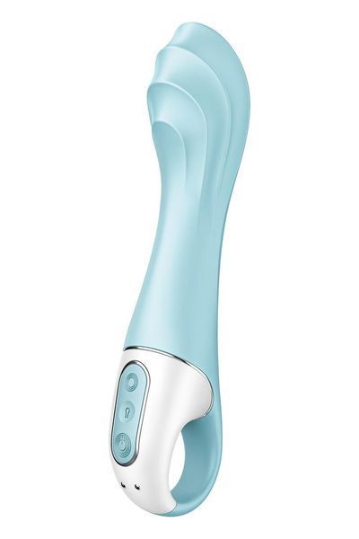 Надувной смарт-вибратор точки G Satisfyer Air Pump Vibrator 5+, 20х4,2 см (надувается до 5 см) SO6719 фото