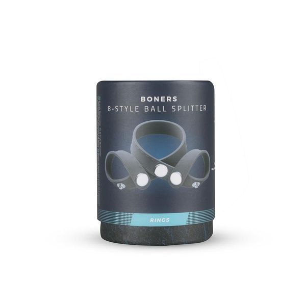 Ерекційне кільце з роздільником мошока Boners 8-Style Ball Splitter, 4,5 см. SO8859 фото