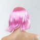 Перука каре з чубчиком Fetish Hair, рожевий, 25 см. FH98296 фото 3