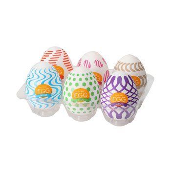 Набор мастурбаторов-яиц Tenga Egg Wonder Pack (6 яиц), 6х5 см. SO5500 фото
