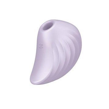 Вакуумний кліторальний стимулятор із вібрацією Satisfyer Pearl Diver Violet, 8,5х6 см. SO6078 фото