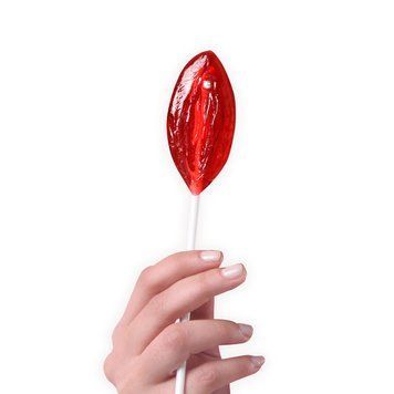 Желейна цукерка у формі вагіни на паличці Secret Play Strawberry Gelly Vulva 91220899749 фото