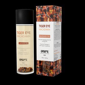 Захисне масажне масло з тигровим оком EXSENS Tiger Eye Macadamia, 100 мл. SO2379 фото