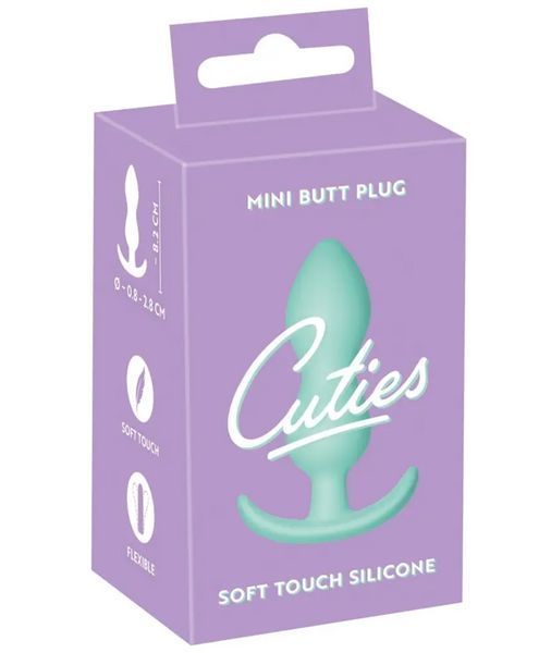 Анальа пробка Cuties Plugs Green, 8,2 х2, 8 см. 5569390000 фото