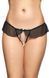 Трусики с вырезом и жемчугом G-String 2501, black, S/M, M/L 5591250116 фото 1