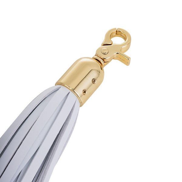 Металлическая анальная пробка Хвост пони LOCKINK SEVANDA White Pony-Tail Anal Pear-shape Plug, 7,5х2,2 см. SX0869 фото