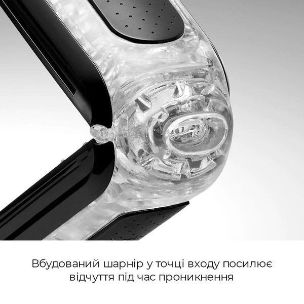 Мастурбатор Tenga Flip Zero GRAVITY Black, 18х8 см. SO6237 фото