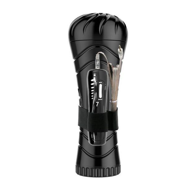 Вагіна &ndash; мастурбатор з вібрацією Pussy Vibration Vagina Masturbator Cup, 24х9 см. 6603BM0070 фото