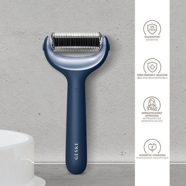 Роллер для игольчатой мезотерапии лица и тела GESKE MicroNeedle Face&Body Roller 9в1 midnight HB0210 фото