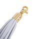 Металлическая анальная пробка Хвост пони LOCKINK SEVANDA White Pony-Tail Anal Pear-shape Plug, 7,5х2,2 см. SX0869 фото 4