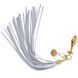 Металлическая анальная пробка Хвост пони LOCKINK SEVANDA White Pony-Tail Anal Pear-shape Plug, 7,5х2,2 см. SX0869 фото 5