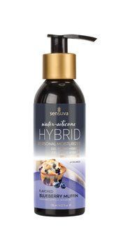 Смазка на комбинированной основе со вкусом черничного маффина Sensuva - Hybrid Formula Blueberry Muffin, 125мл SO3247 фото