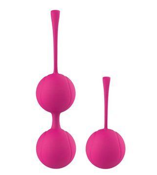 Вагинальные шарики PLEASURE BALLS & EGGS DUO BALL SET, 3,4 см. DT21369 фото