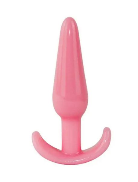 Анальна пробка Anal plugs pink, 11х3 см. 300008 фото