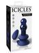 Стеклянная анальная пробка с вибрацией и пультом ДУ ICICLES vibrating glass massager, 10,6х3,7 см. PD545813 фото 6