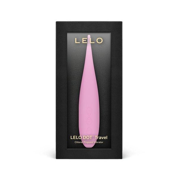 Кліторальний вібратор LELO DOT Travel Pink, точкова стимуляція, 8 режимів, 13,8х2,7 см. SX2551 фото