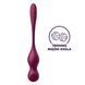 Смарт-вагинальные шарики с вибрацией и пультом ДУ Satisfyer Love Birds Vary Connect App, изменяемая масса SX1216 фото 2