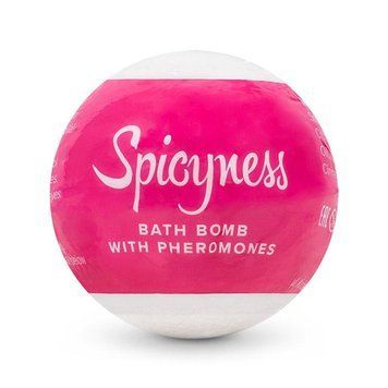 Бомбочка для ванны с феромонами Obsessive Bath bomb with pheromones Spicy, 100 г. SO7711 фото