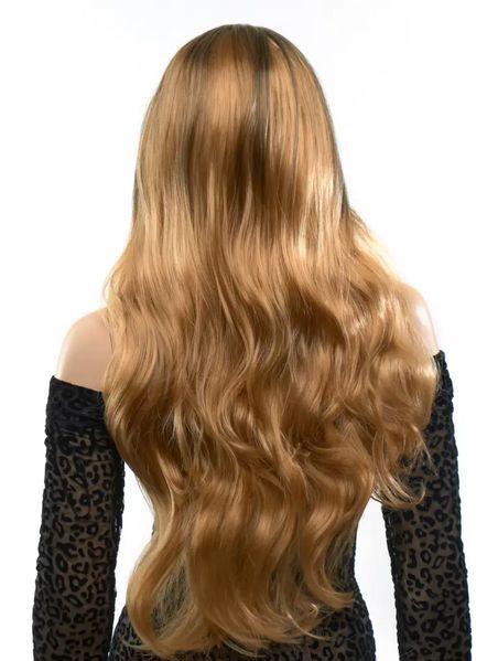 Перука довга хвиляста Fetish Hair балаяж русявий, 65 см. 98364/К09 фото