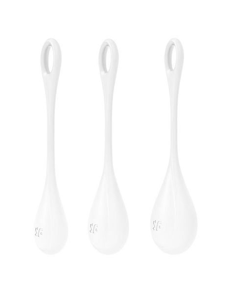 Набор йони бусин для укрепления мышц тазового дна Satisfyer Yoni Power 1 White SO6735 фото