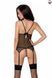 Корсет і стрінги MELANIA CORSET black Passion, S/M, L/XL, XXL/XXXL EL16308 фото 2