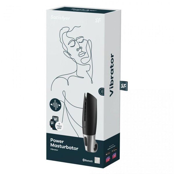 Смарт-мастурбатор із вібрацією Satisfyer Power Masturbator, 20х6 см. SO7775 фото