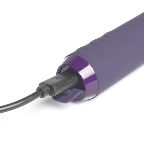 Минивибратор Je Joue - Classic Bullet Vibrator Purple с глубокой вибрацией и фиксацией на палец, 9х2,4 см. SO3040 фото