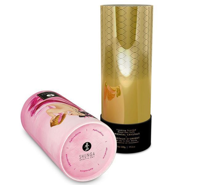Сіль для ванни Shunga Oriental Crystals Bath Salts ORGANIC &mdash; Lotus Flower (500 г), сіль Мертвого моря SO6893 фото