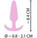 Анальная пробка Cuties Plugs Pink, 8,4х2,1 см. 5568580000 фото 4