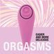 Пульсатор для клитора плюс вибратор FeelzToys - FemmeGasm Tapping & Tickling Vibrator Pink SO4579 фото 4