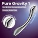 Металевий стимулятор Satisfyer Pure Gravity 1, двосторонній, можна нагрівати й охолоджувати, 22х3,4 см. SX3253 фото 5