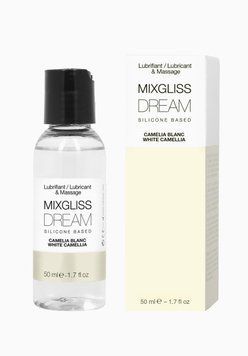 Лубрикант на силіконовій основі з ароматом білої камелії MixGliss DREAM &mdash; CAMELIA BLANC, 50 мл. SO1363 фото