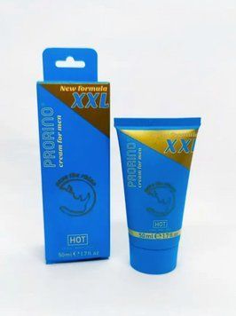 Крем для збільшення члена та покращення ерекції PRORINO XXL Cream for men New formula, 50 мл. HOT78207 фото