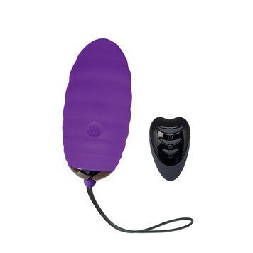 Потужне віброяйце з пультом дистанційного керування Adrien Lastic Ocean Breeze 2.0 Purple, 7,5х3,4 см. SO7029 фото