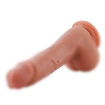 Ультрареалистичный фаллоимитатор для секс-машин Hismith 8.3&Prime; 2-layers Silicone Flesh Dildo, 22х4,2 см. SO6204 фото